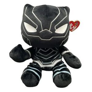 TY Beanie Buddy - Marvel Super Heroes - BLACK PANTHER [2023] (Soft Body 12 inch)
